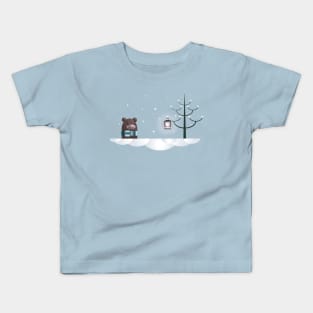 Winter Bear Kids T-Shirt